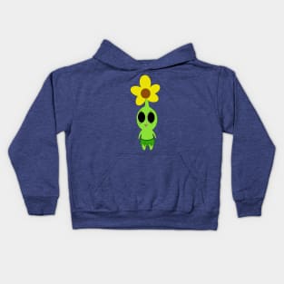 Little Bitty Flower Creature Kids Hoodie